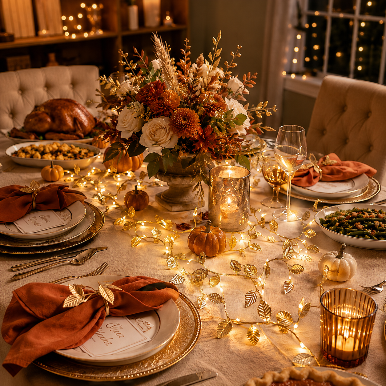 Artificial String Lights For Halloween And Christmas Decor
