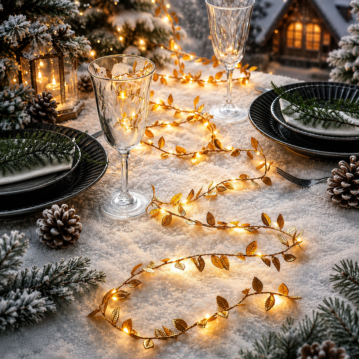 Artificial String Lights For Halloween And Christmas Decor