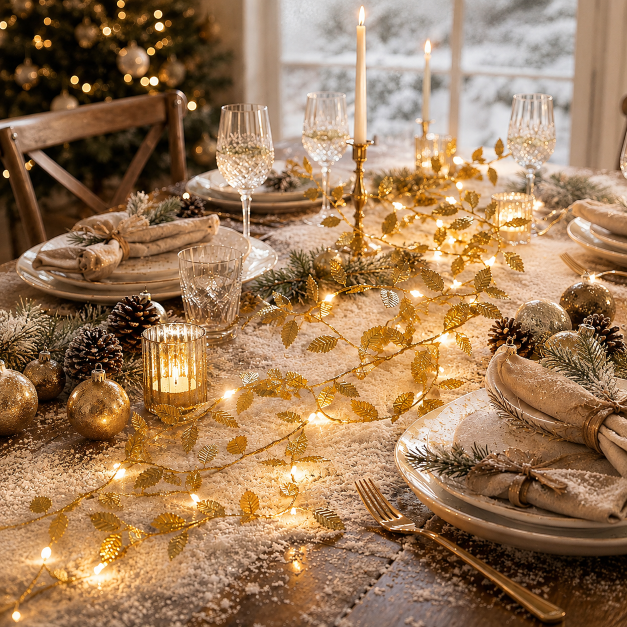 Artificial String Lights For Halloween And Christmas Decor