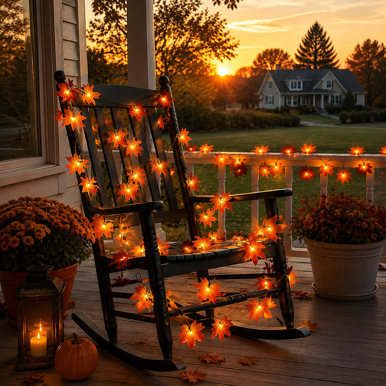 Artificial String Lights For Halloween And Christmas Decor