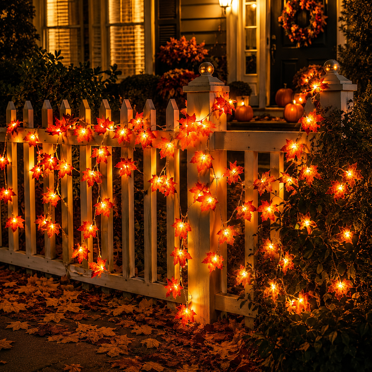 Artificial String Lights For Halloween And Christmas Decor