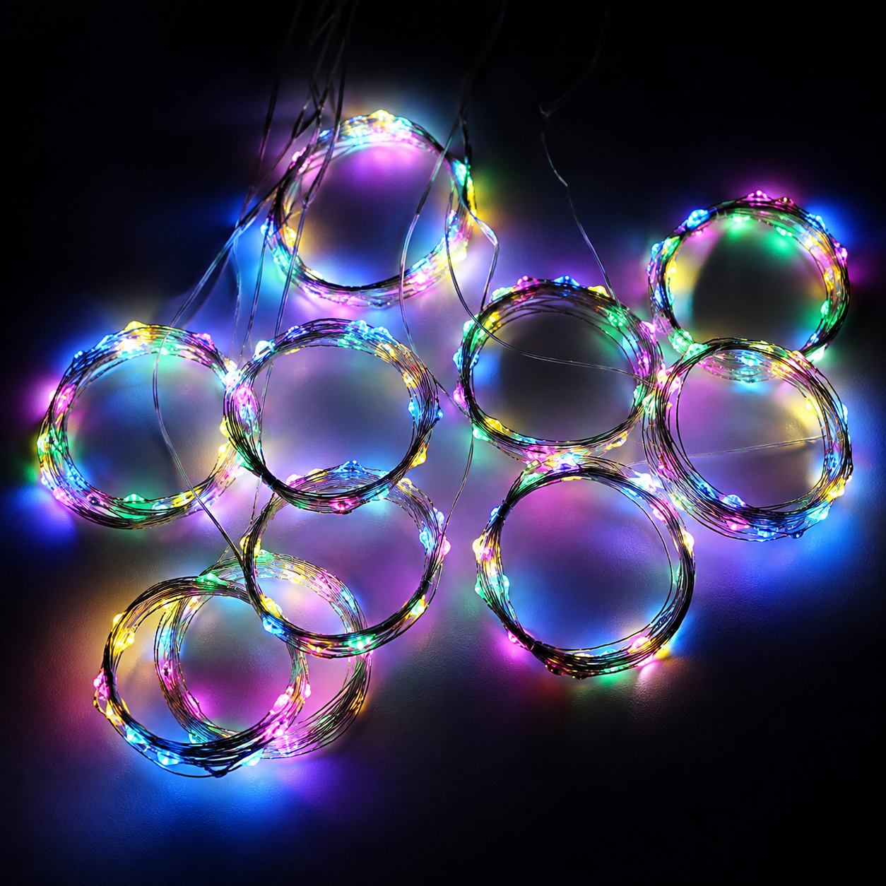 LED Window Curtain String Christmas Lights With Remote Control  