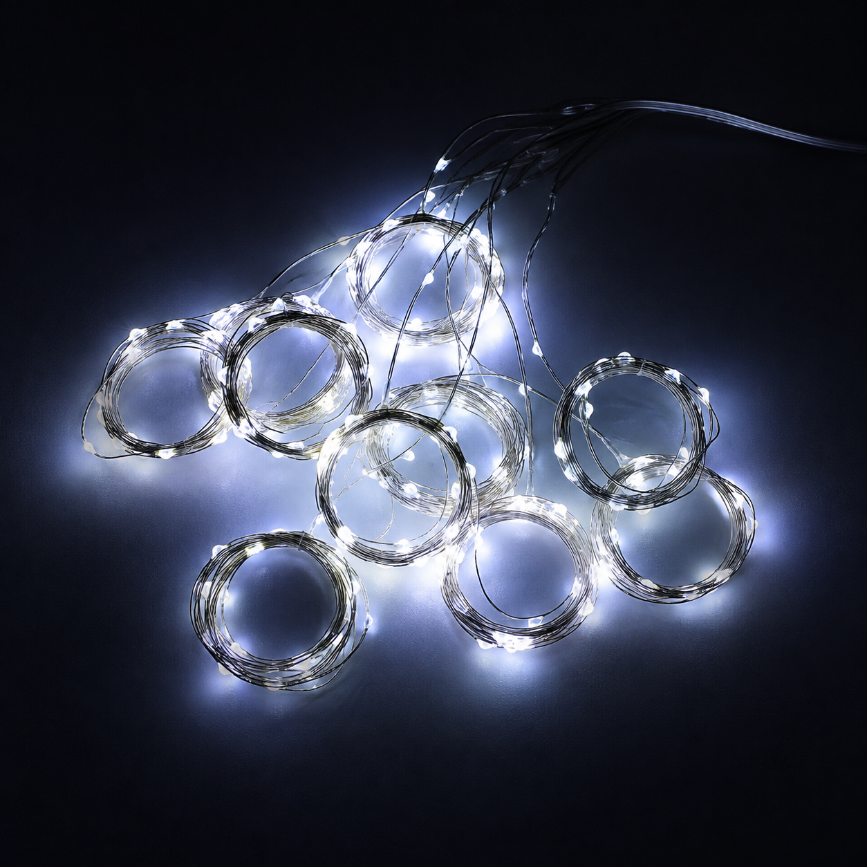 LED Window Curtain String Christmas Lights With Remote Control  
