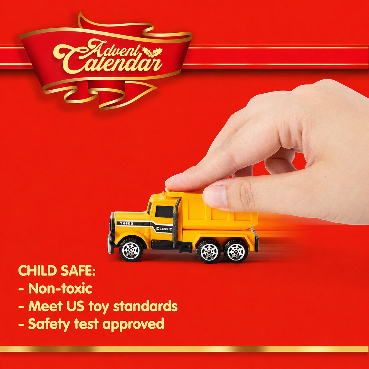 Party Calendar Diecast Cars Set Christmas Toy For Kids
