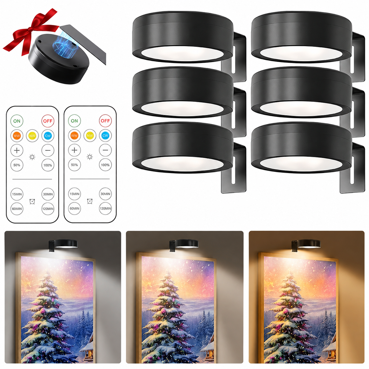 LED Christmas Wall Light For Living Room Decoration