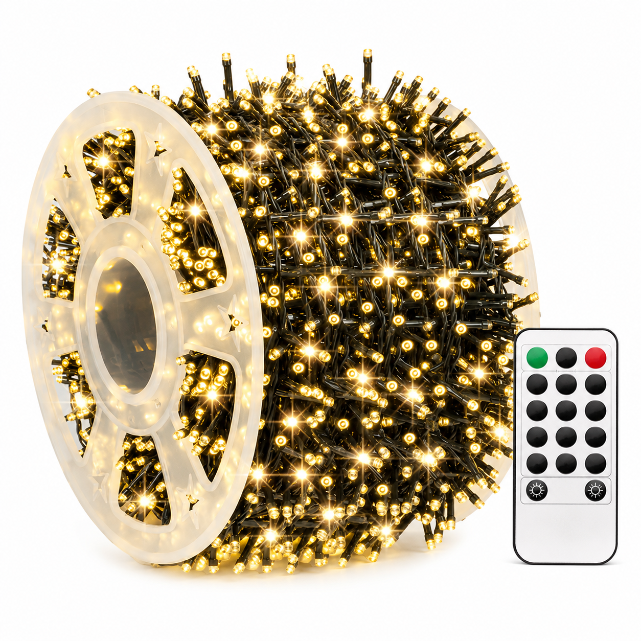 Christmas String Lights with Remote Timer and 8 Lighting Modes