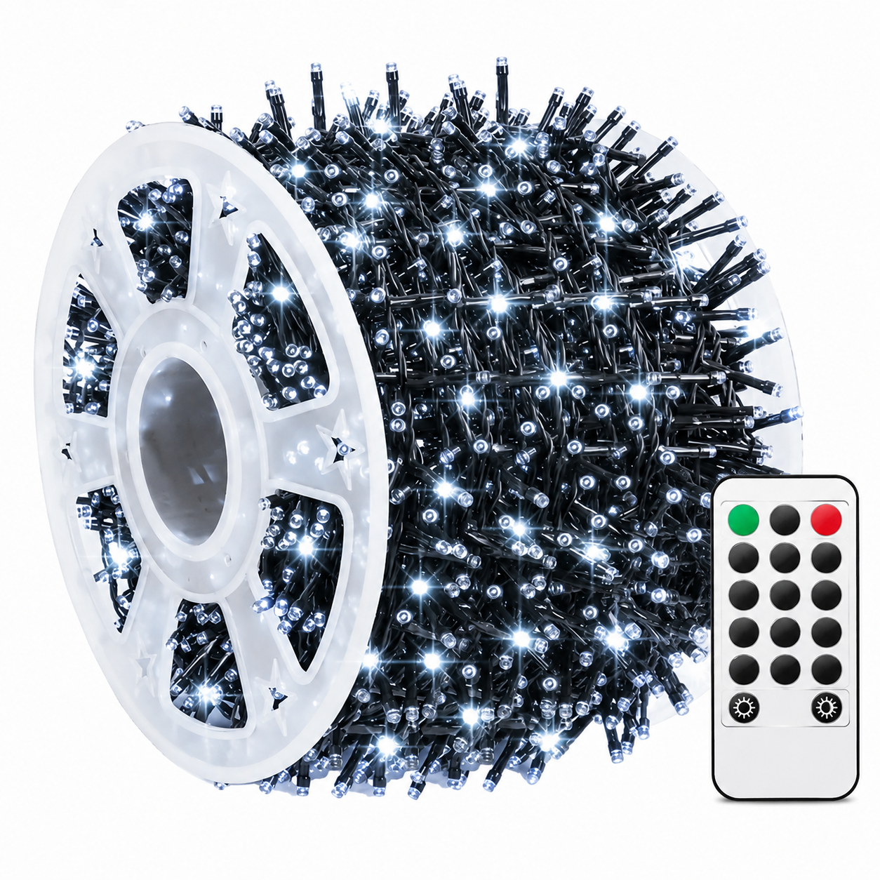 Christmas String Lights with Remote Timer and 8 Lighting Modes