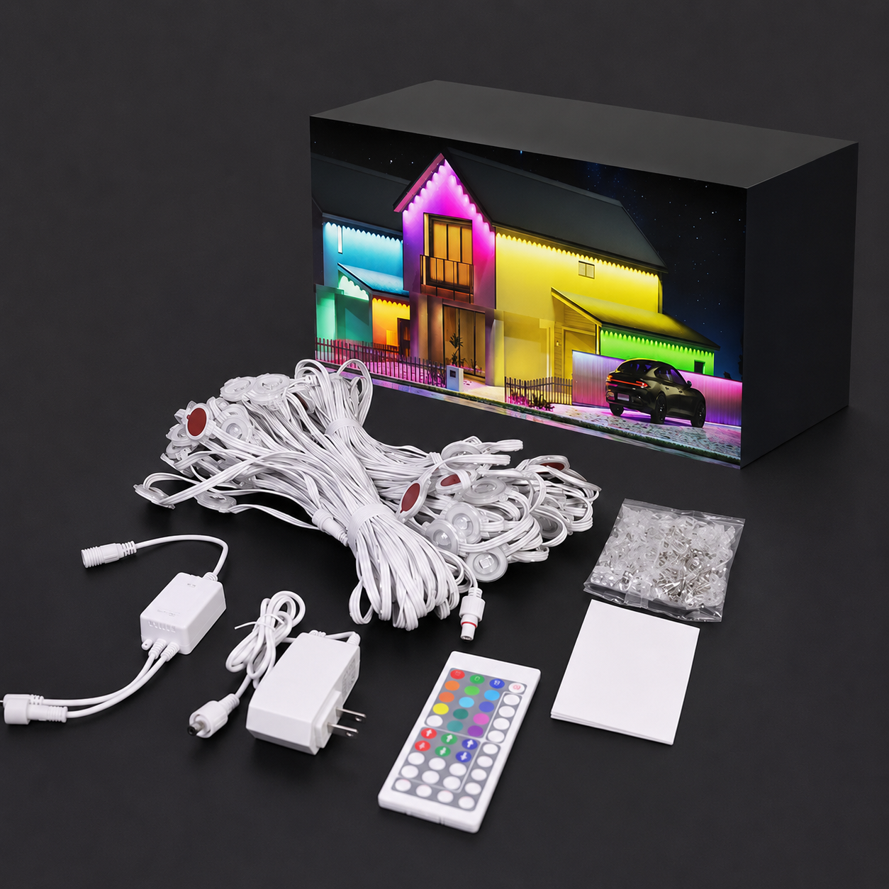 Smart Permanent Outdoor Christmas Eave Lights with App and Remote Control