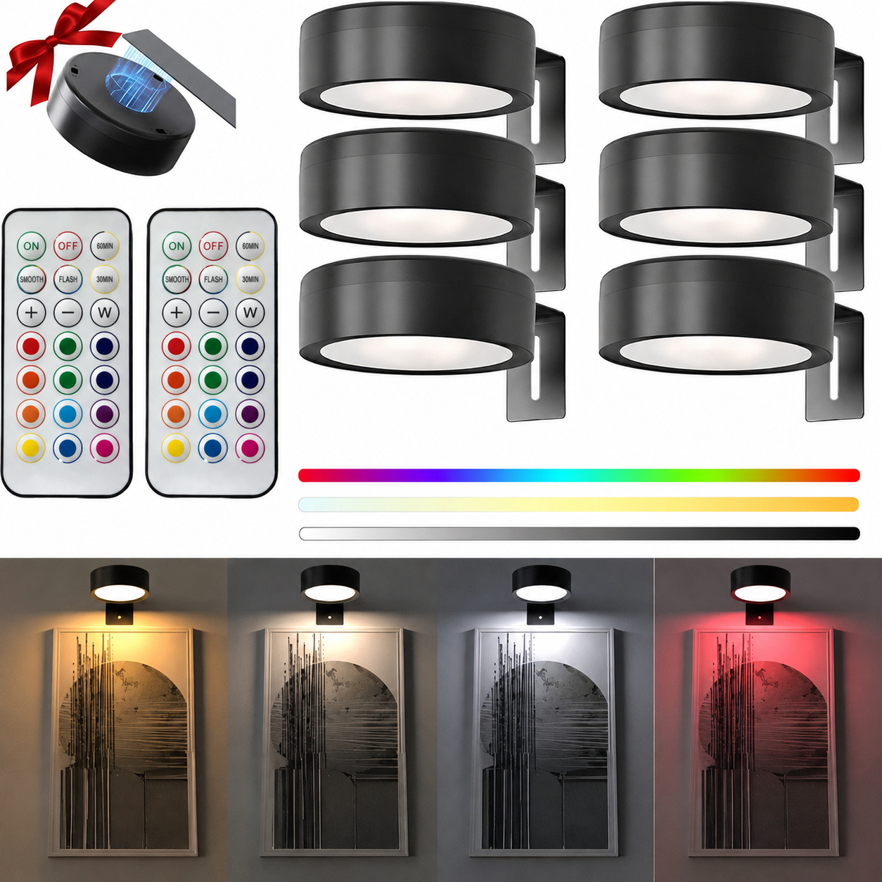 LED Christmas Wall Light For Living Room Decoration