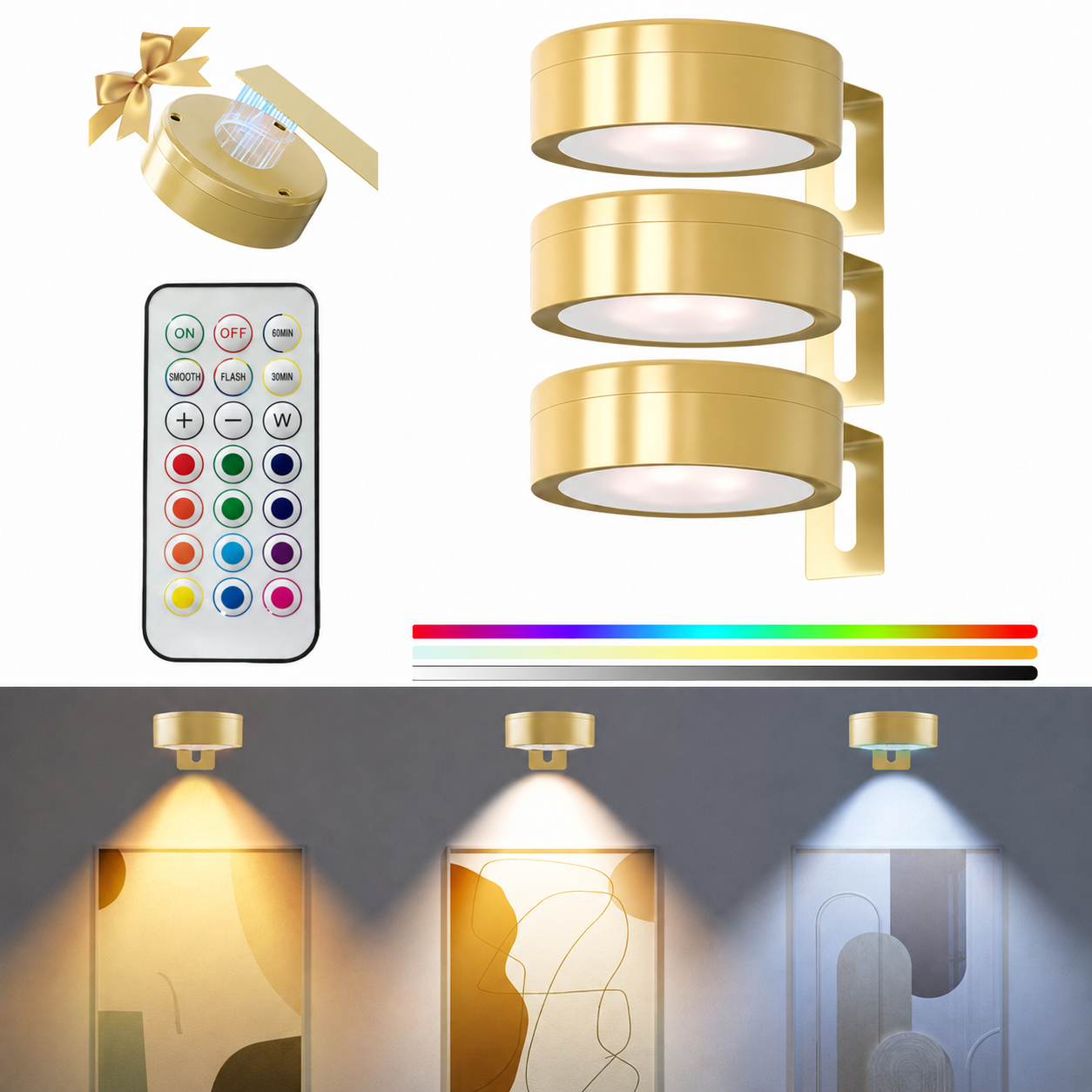 LED Christmas Wall Light For Living Room Decoration