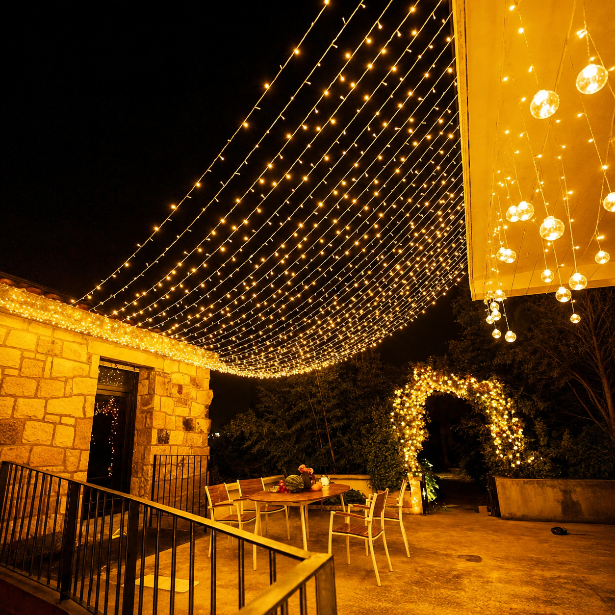 Indoor LED Fairy Christmas String Lights For Holiday Camping  