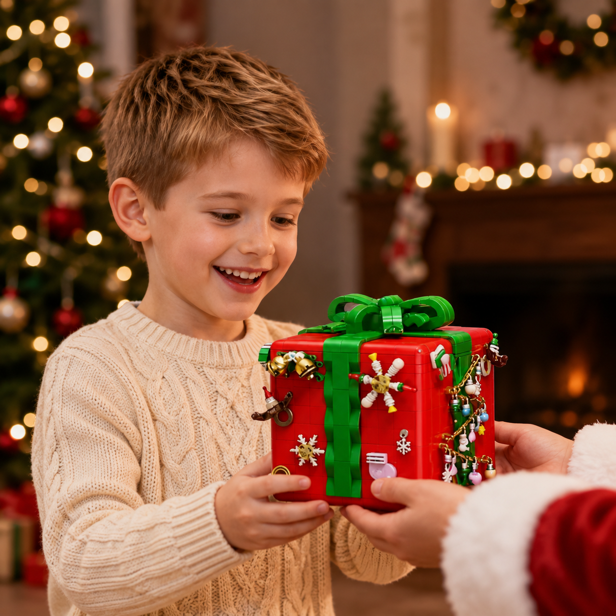 1873 Piece Christmas Building Block Kit For Kids