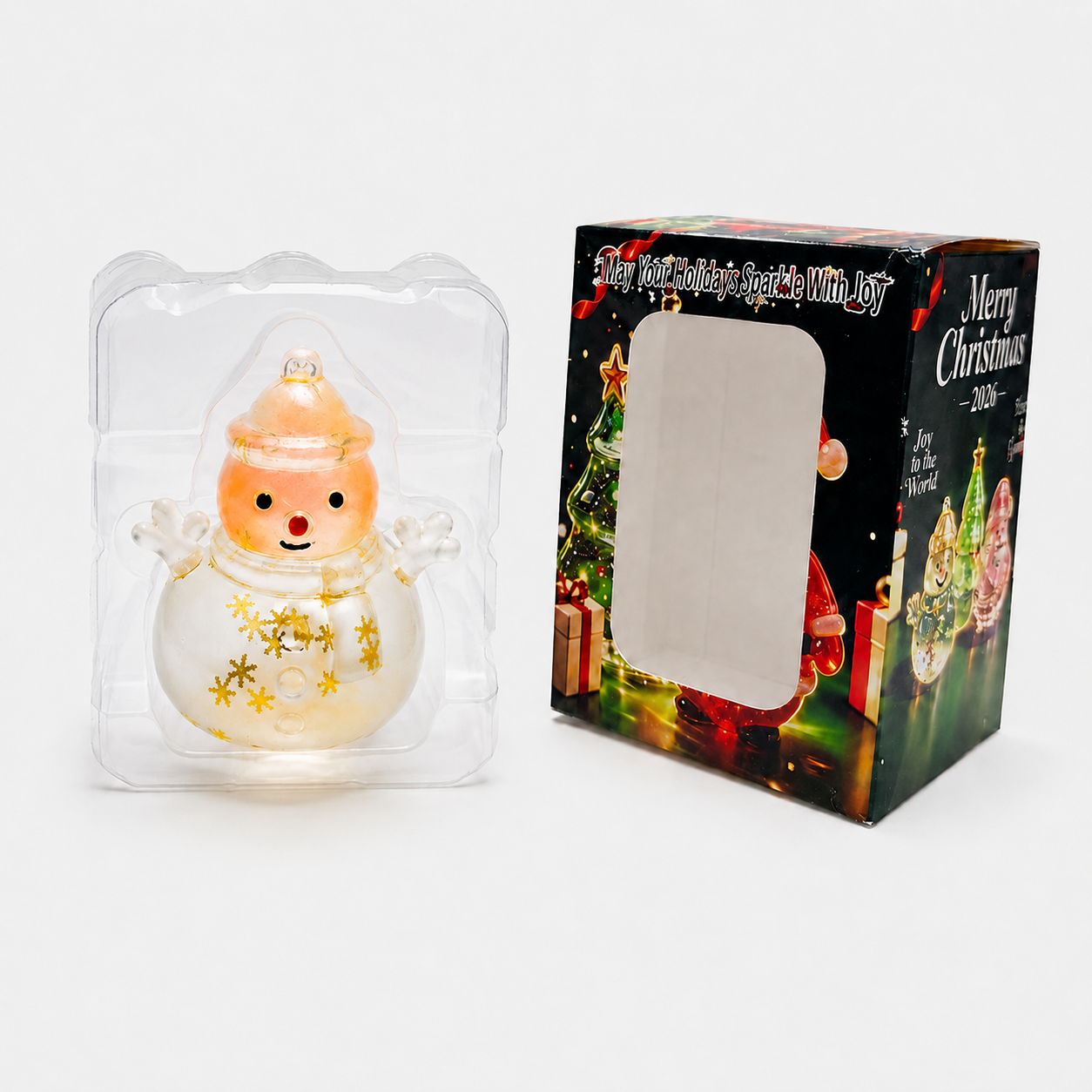 Santa Snowman And Christmas Tree Squishy Toys
