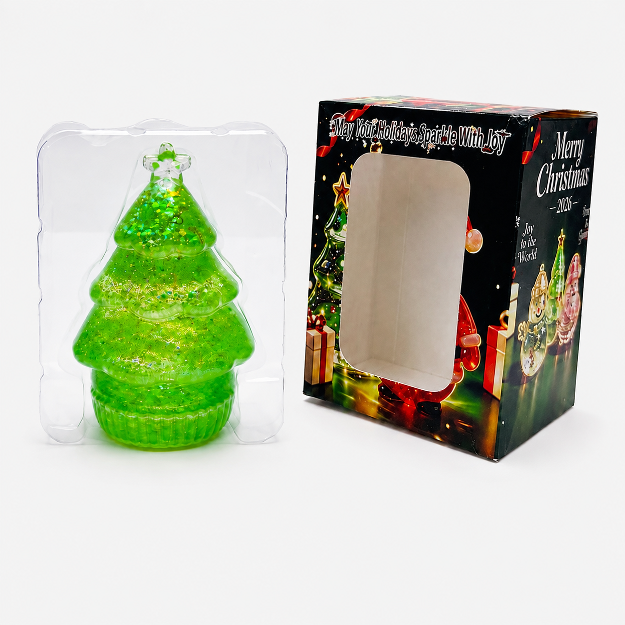 Santa Snowman And Christmas Tree Squishy Toys
