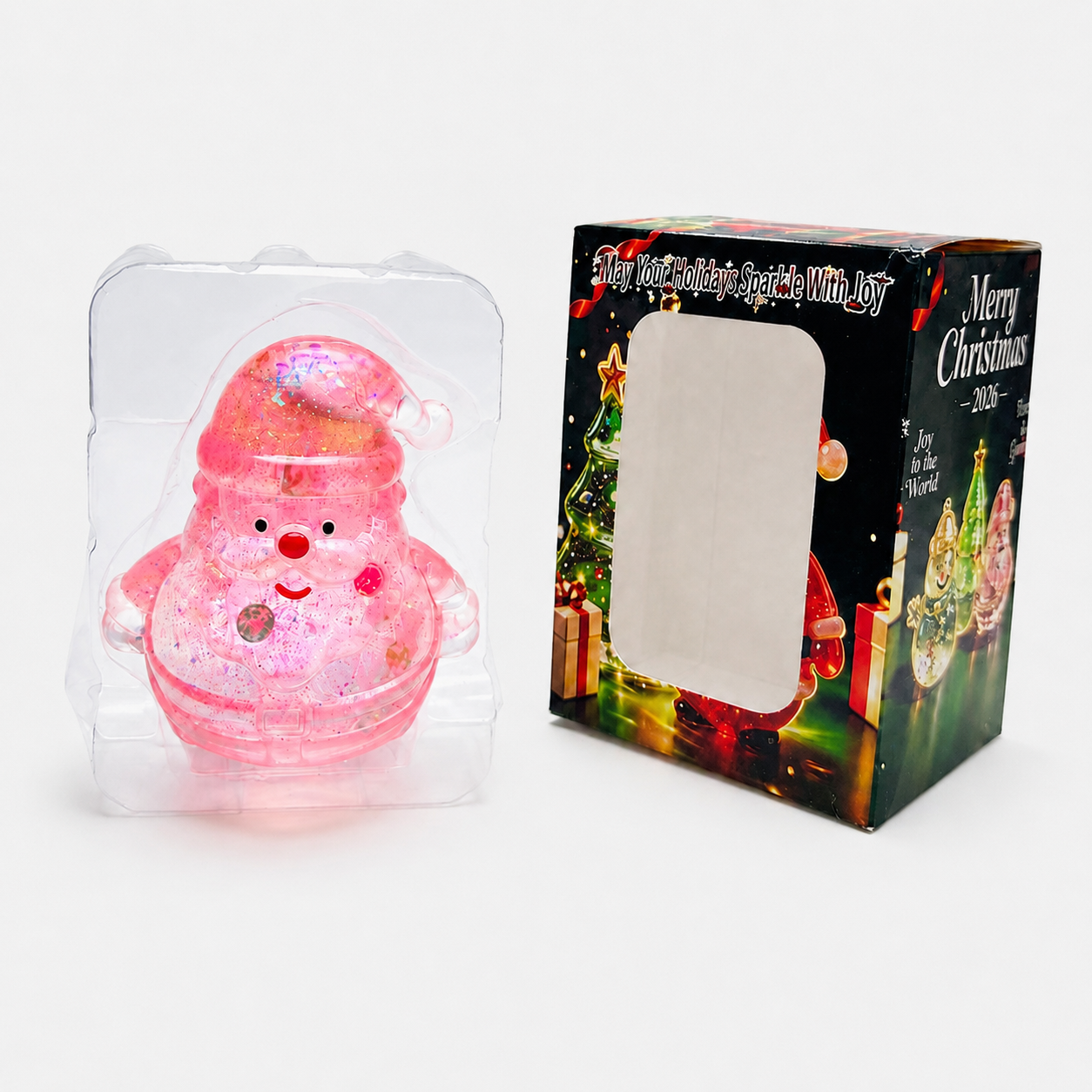 Santa Snowman And Christmas Tree Squishy Toys