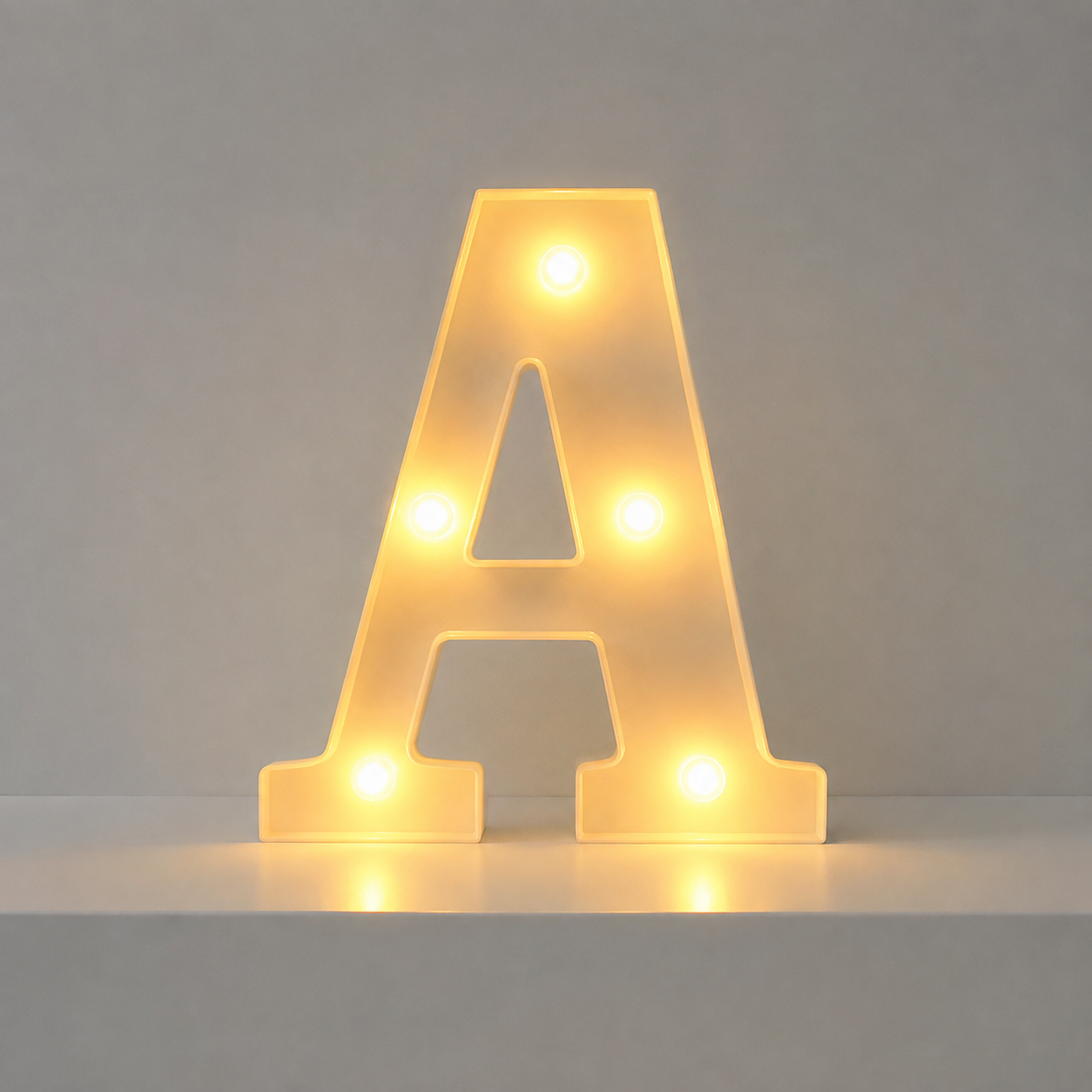 Alphabet Night Decor Light For Christmas   