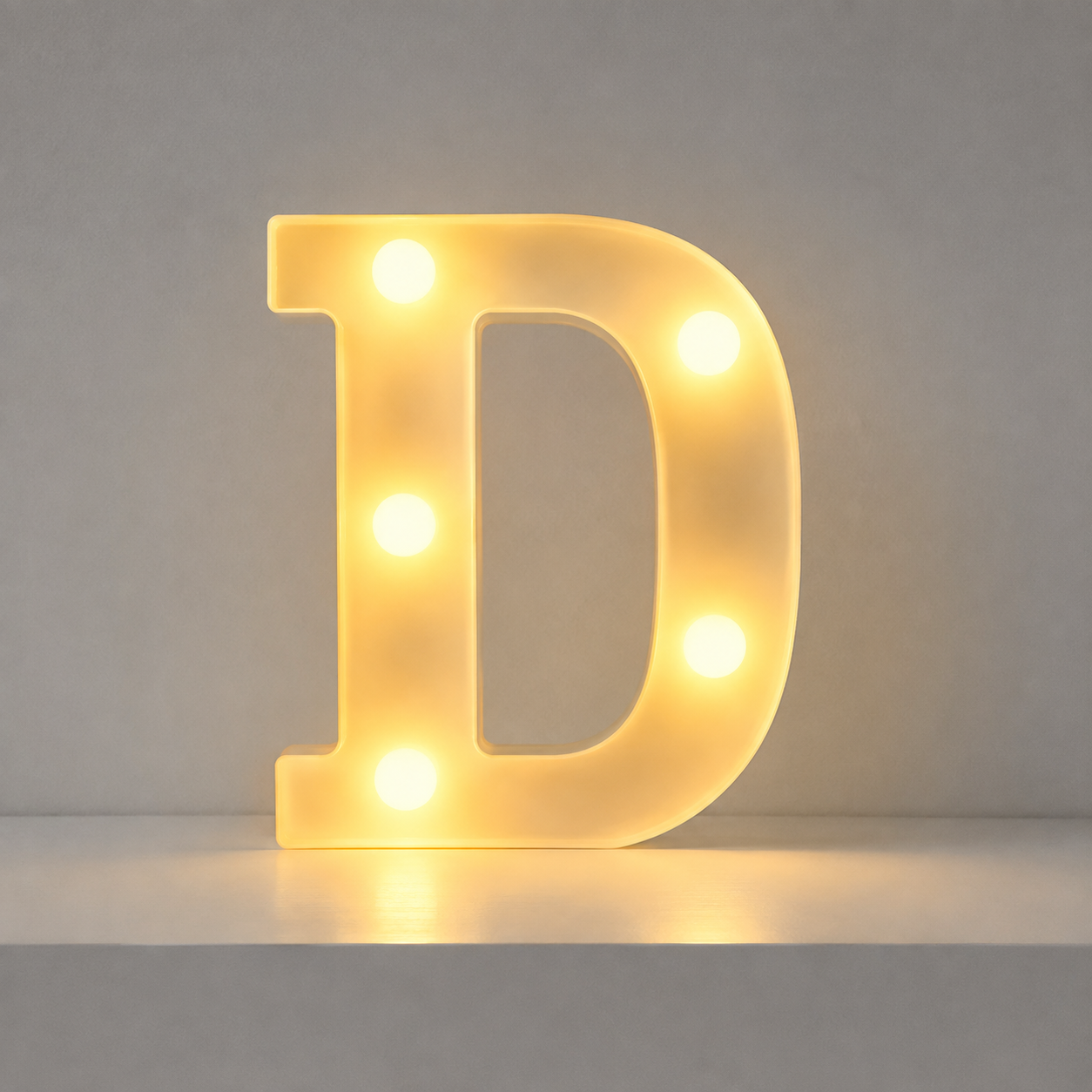 Alphabet Night Decor Light For Christmas   