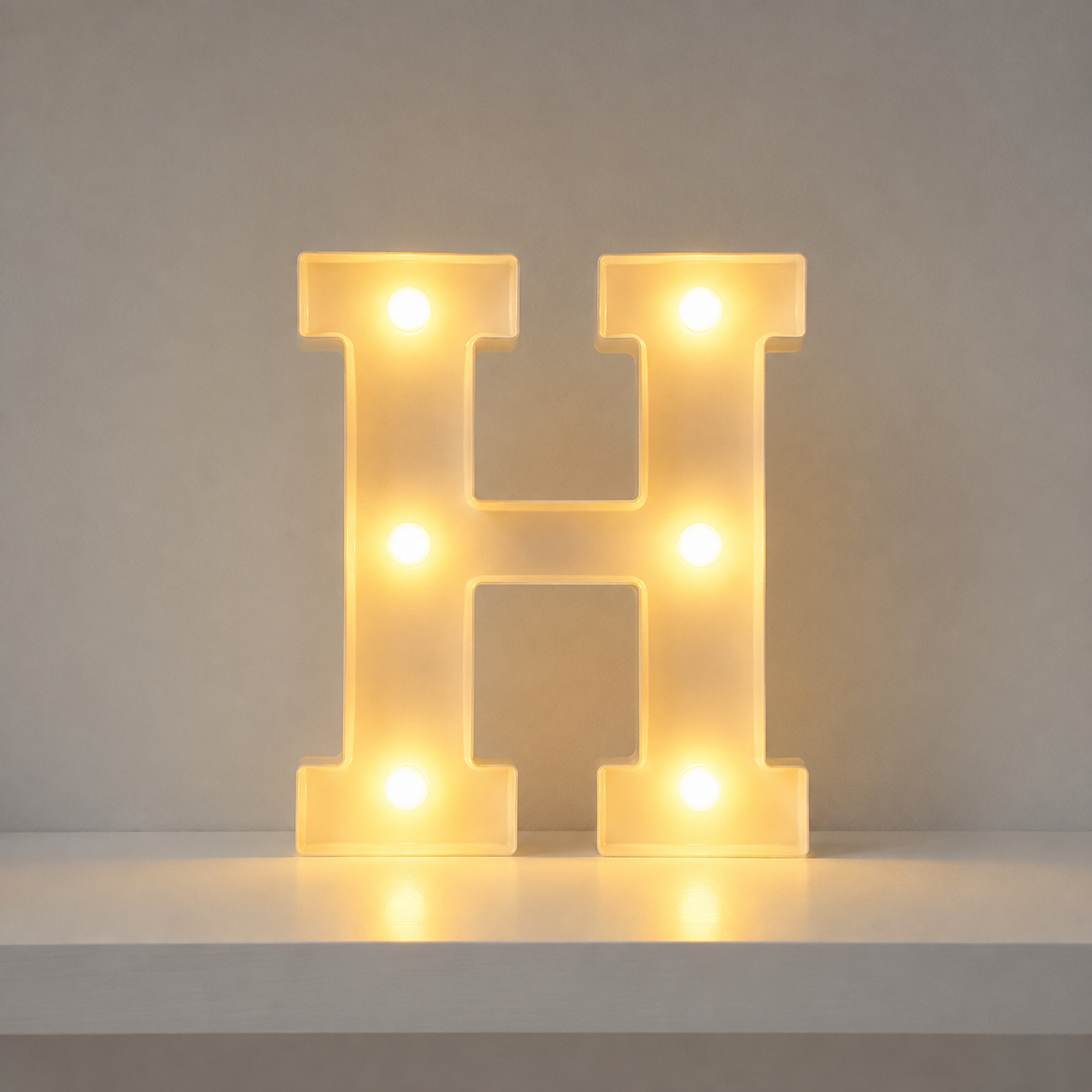 Alphabet Night Decor Light For Christmas   