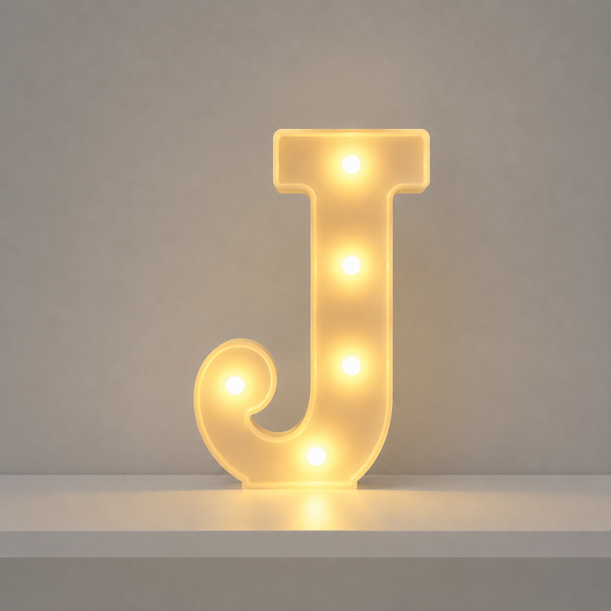 Alphabet Night Decor Light For Christmas   