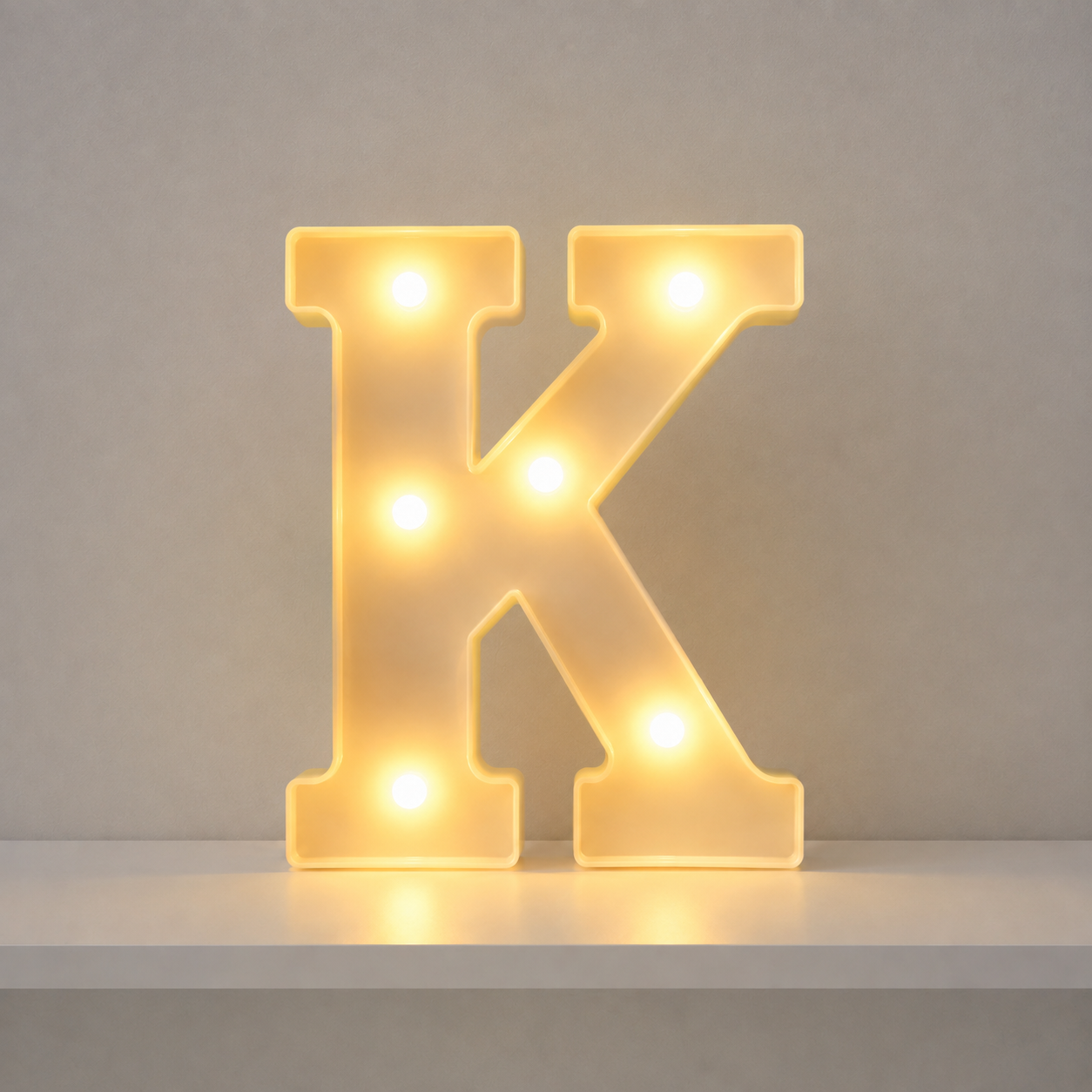 Alphabet Night Decor Light For Christmas   