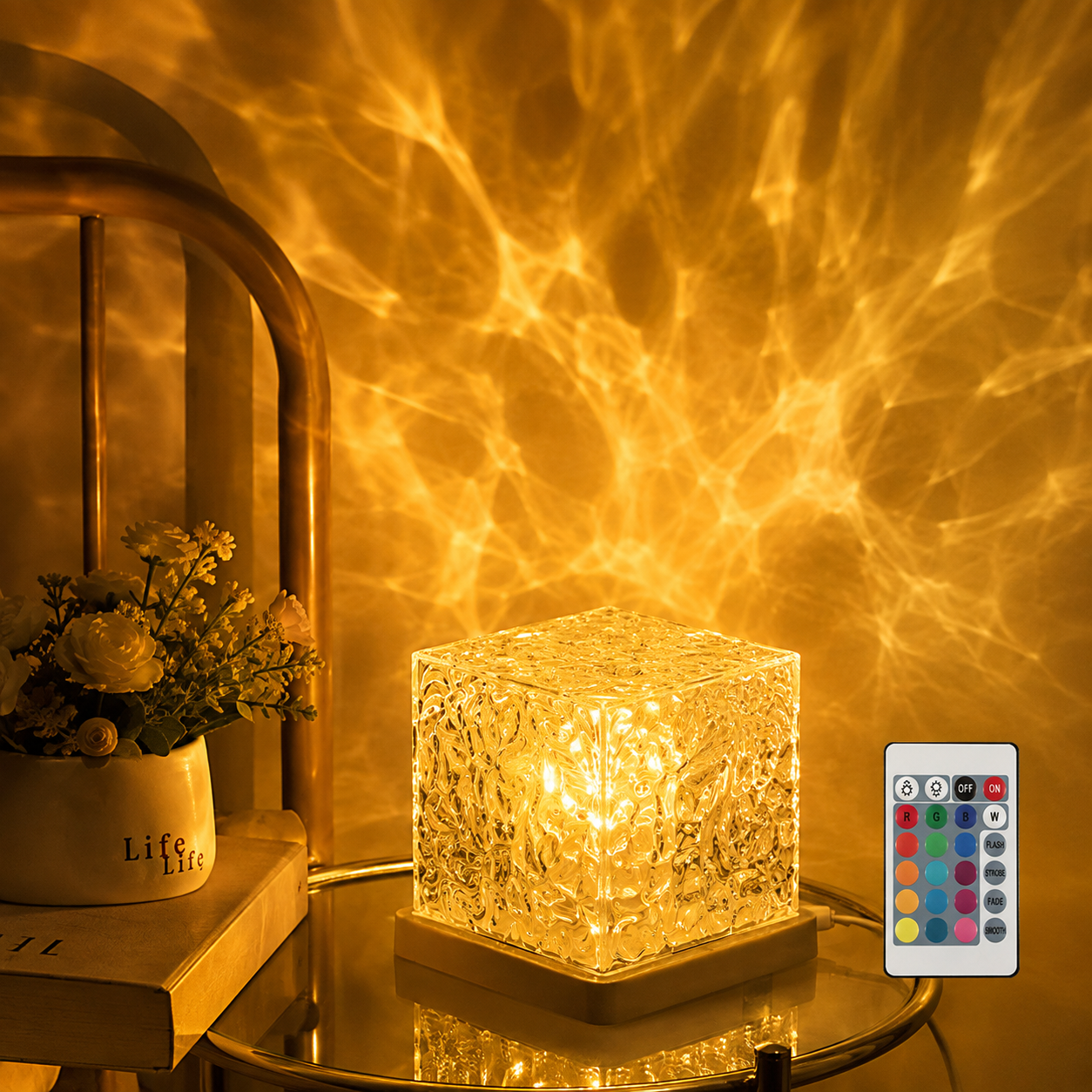 USB Powered RGB Water Wave Christmas Lamp  