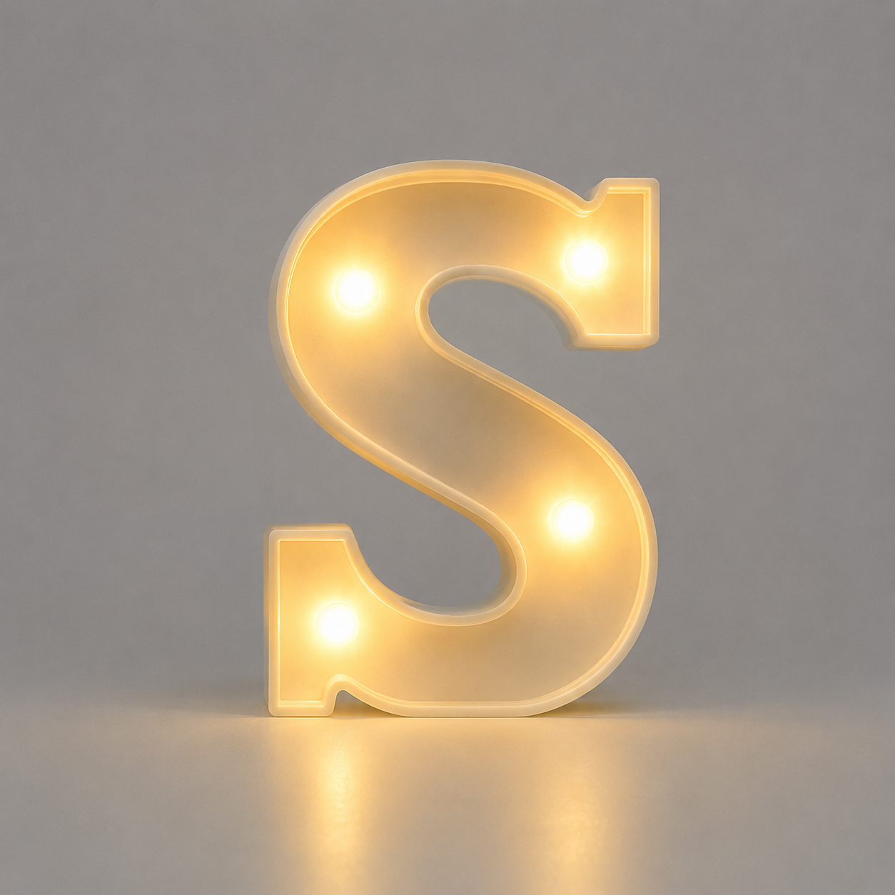 Alphabet Night Decor Light For Christmas   