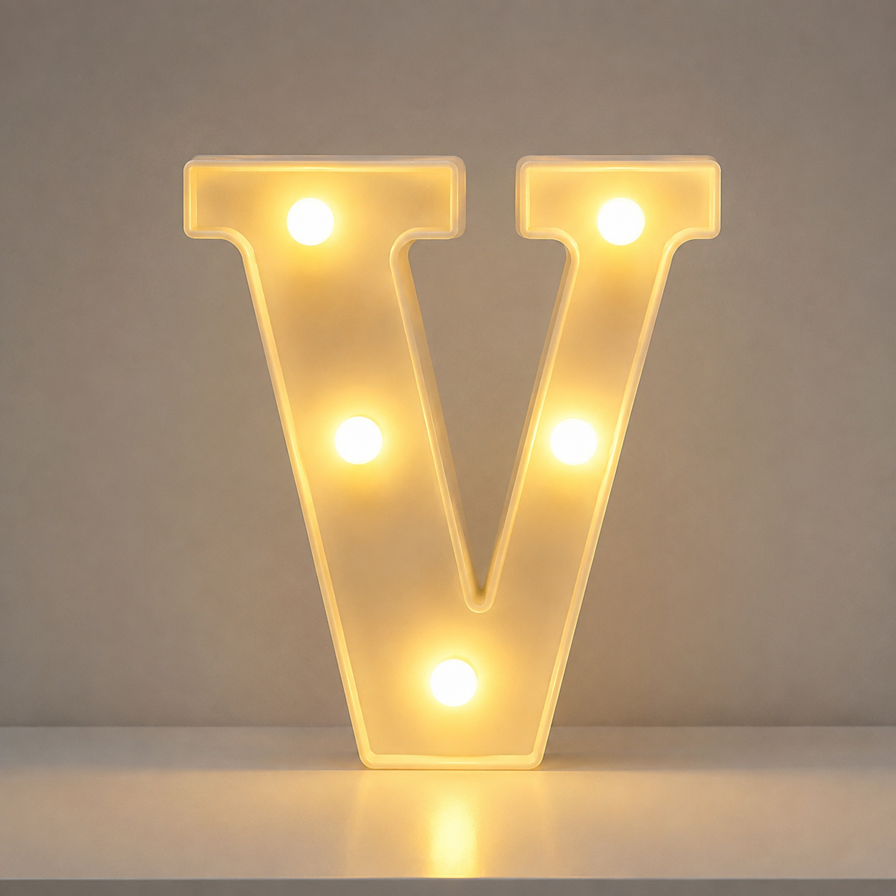 Alphabet Night Decor Light For Christmas   