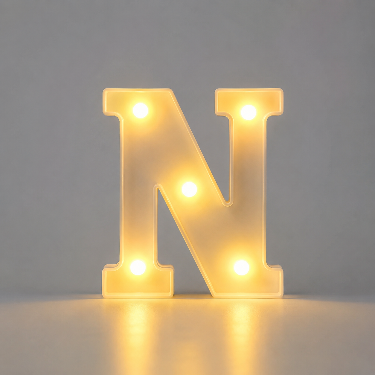 Alphabet Night Decor Light For Christmas   