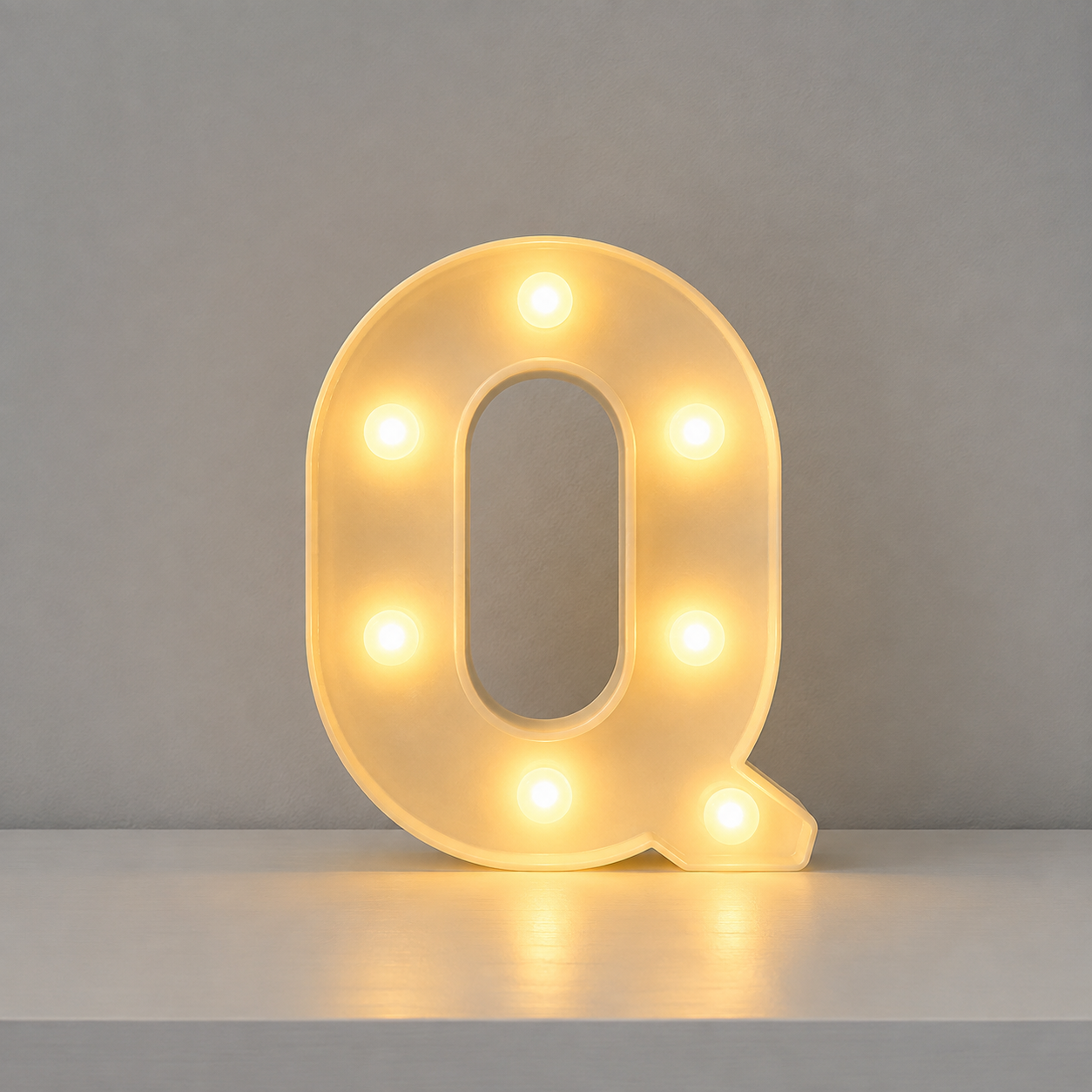 Alphabet Night Decor Light For Christmas   