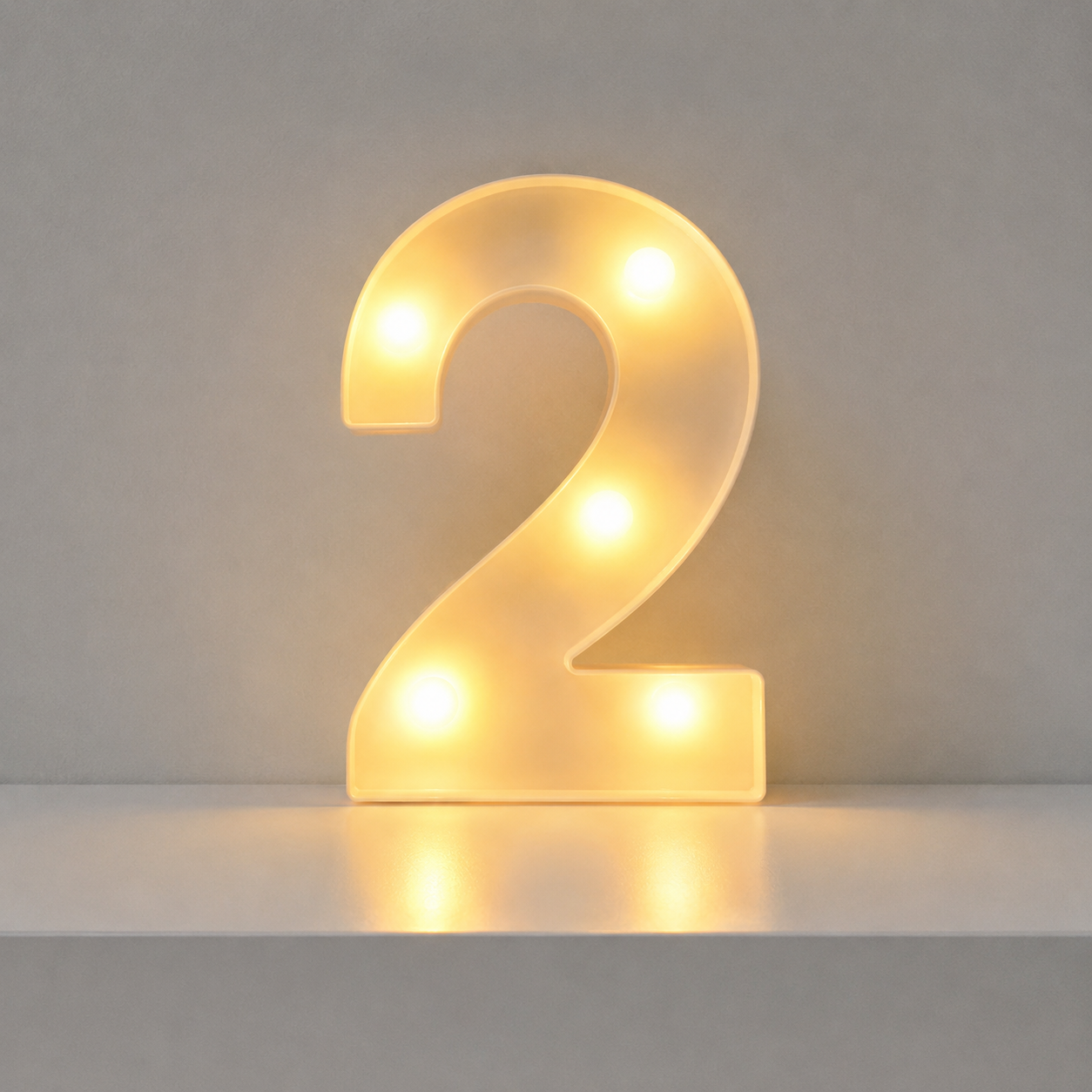 Alphabet Night Decor Light For Christmas   