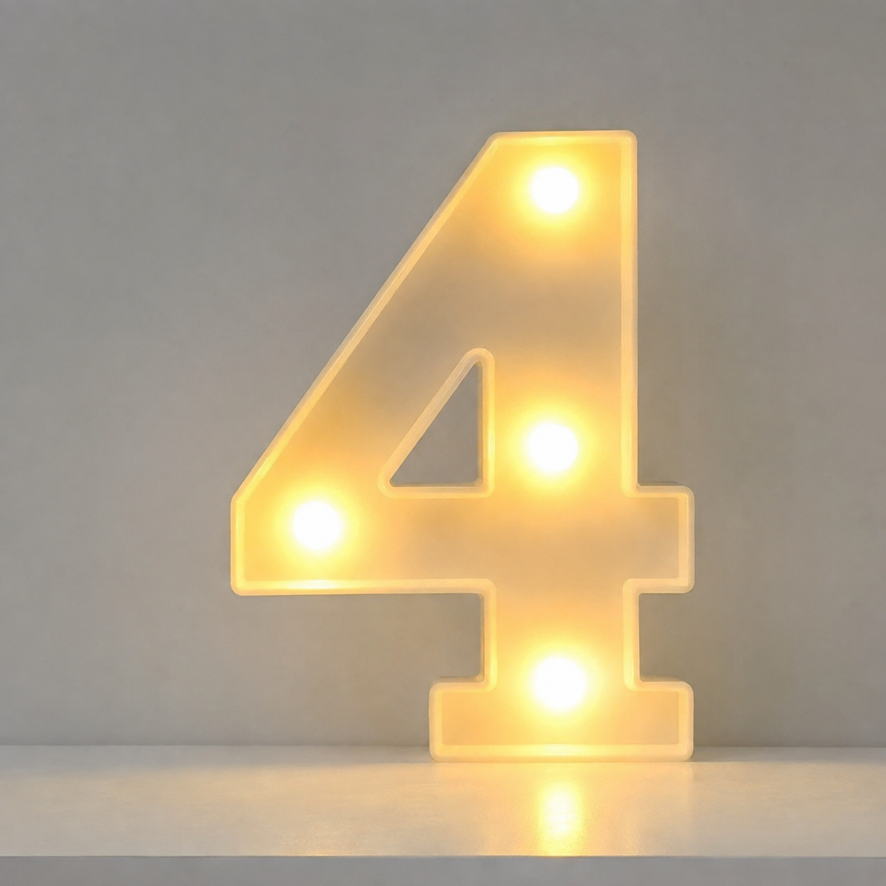 Alphabet Night Decor Light For Christmas   
