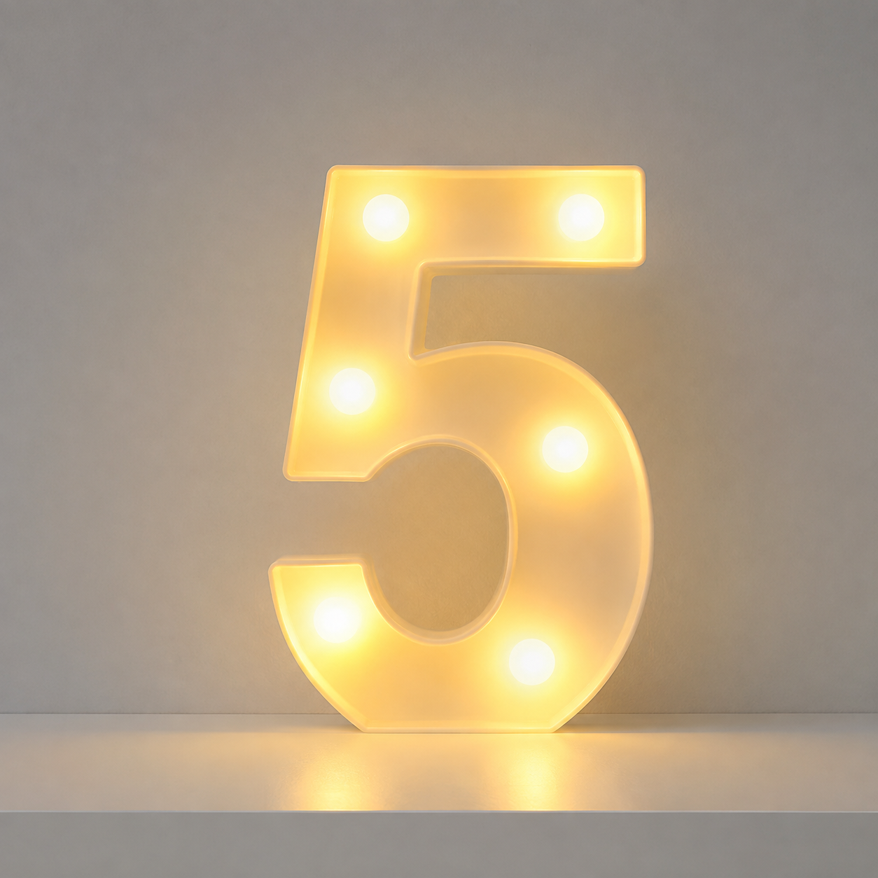 Alphabet Night Decor Light For Christmas   