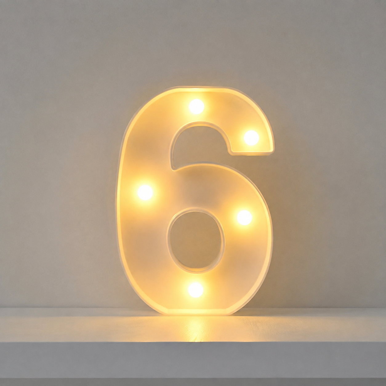 Alphabet Night Decor Light For Christmas   