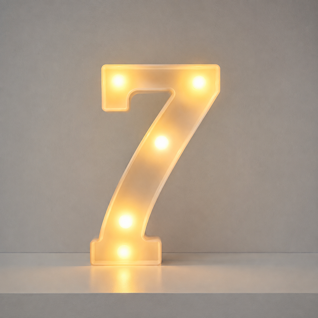 Alphabet Night Decor Light For Christmas   