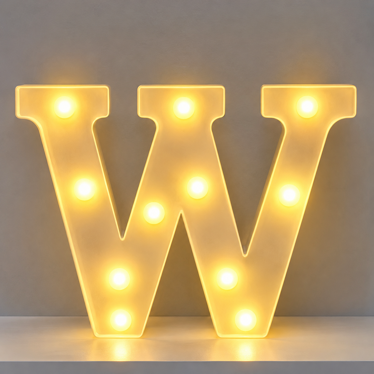 Alphabet Night Decor Light For Christmas   