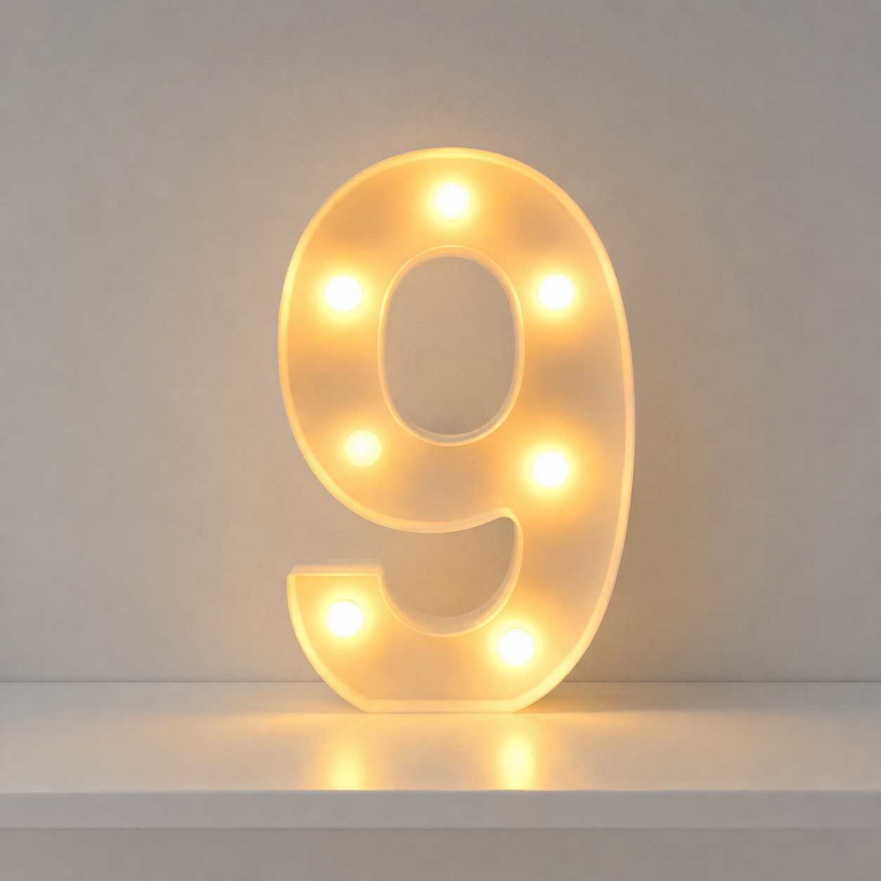 Alphabet Night Decor Light For Christmas   