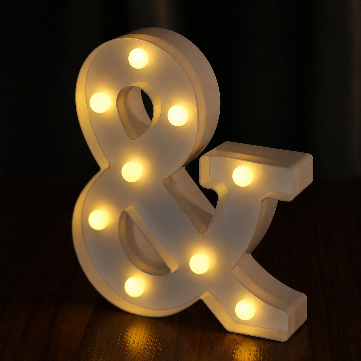 Alphabet Night Decor Light For Christmas   
