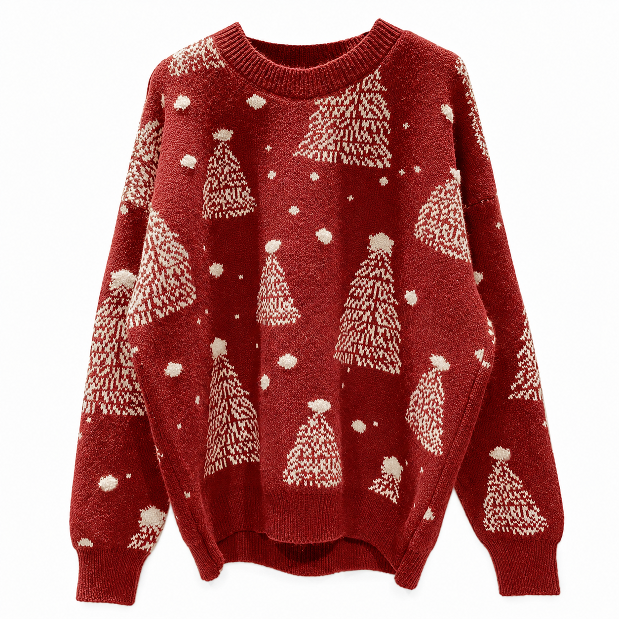 Christmas Graphic Knitted Pullover Sweater for Women