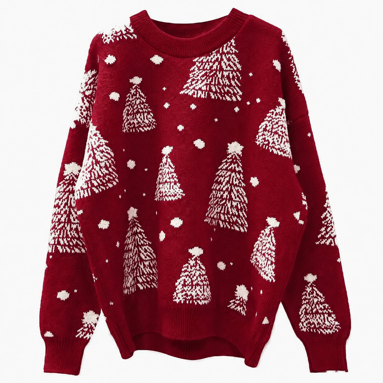 Christmas Graphic Knitted Pullover Sweater for Women