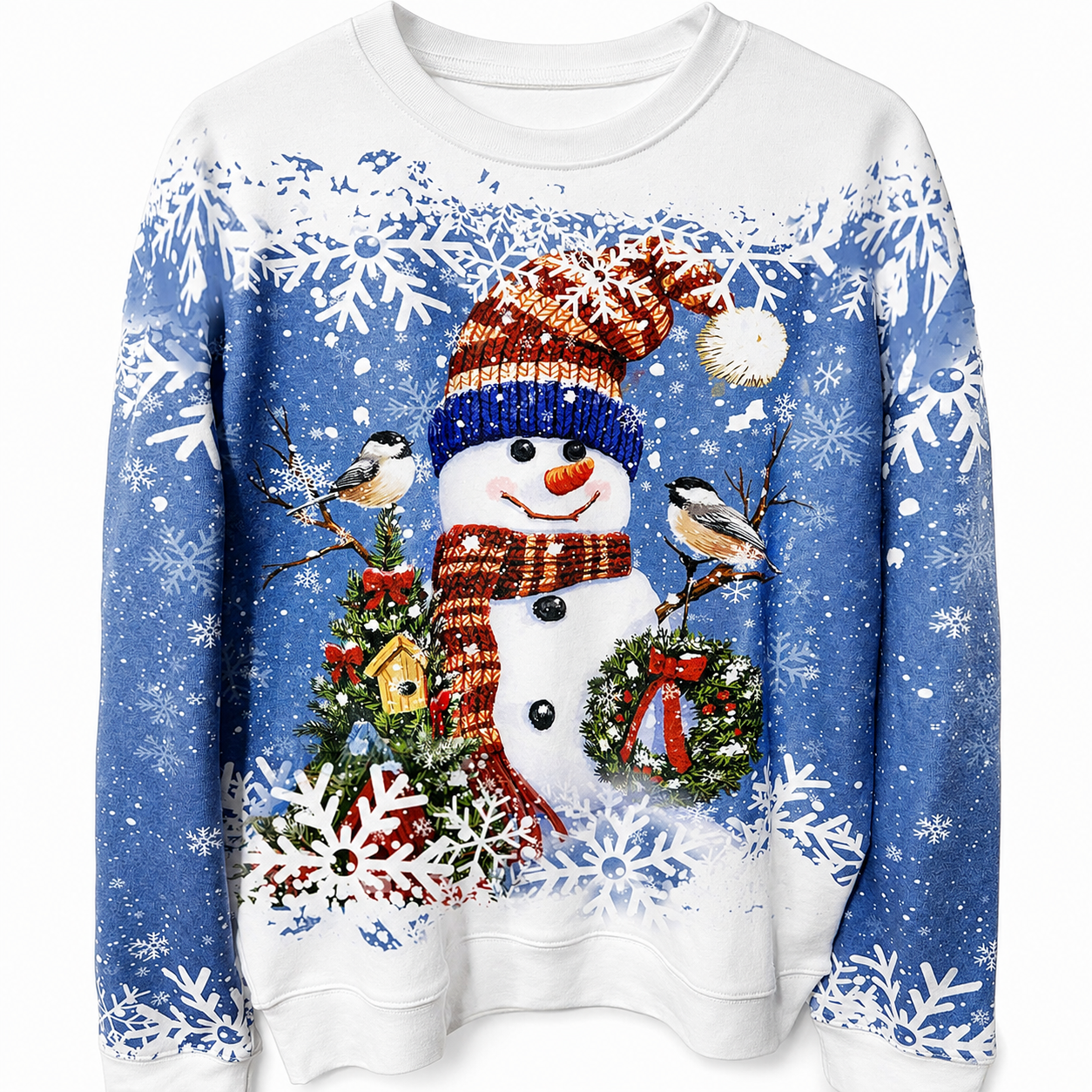 Vintage Christmas Graphic Pullover Sweatshirt for Women