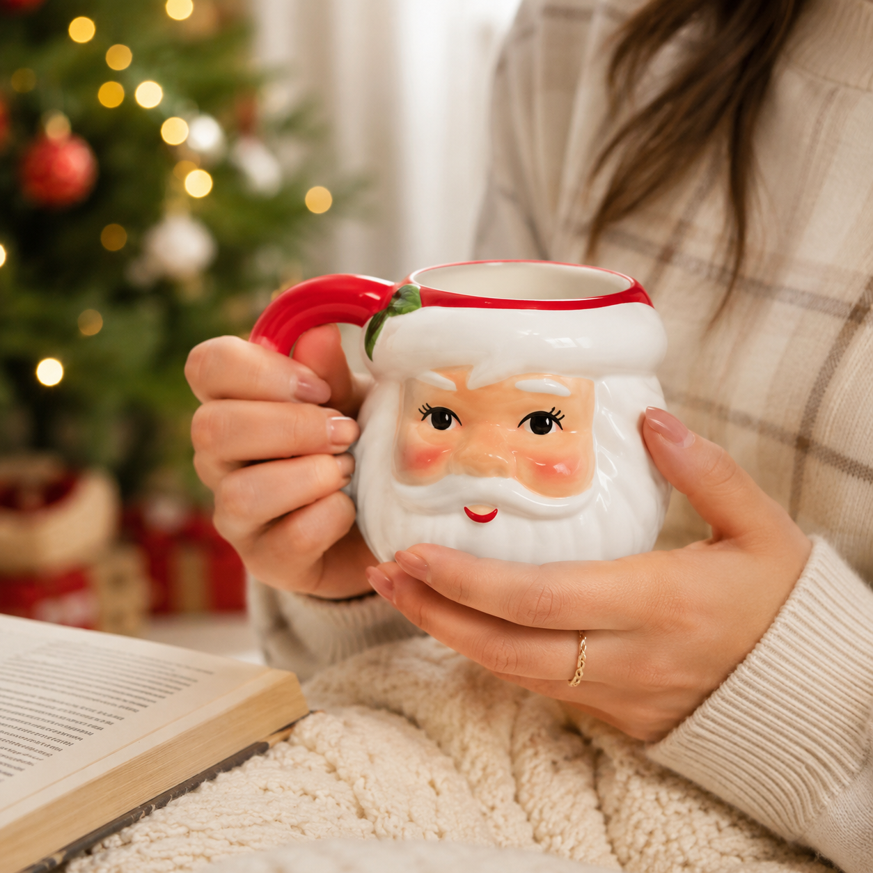 Pack of 2 Christmas 20 Oz Santa Mugs