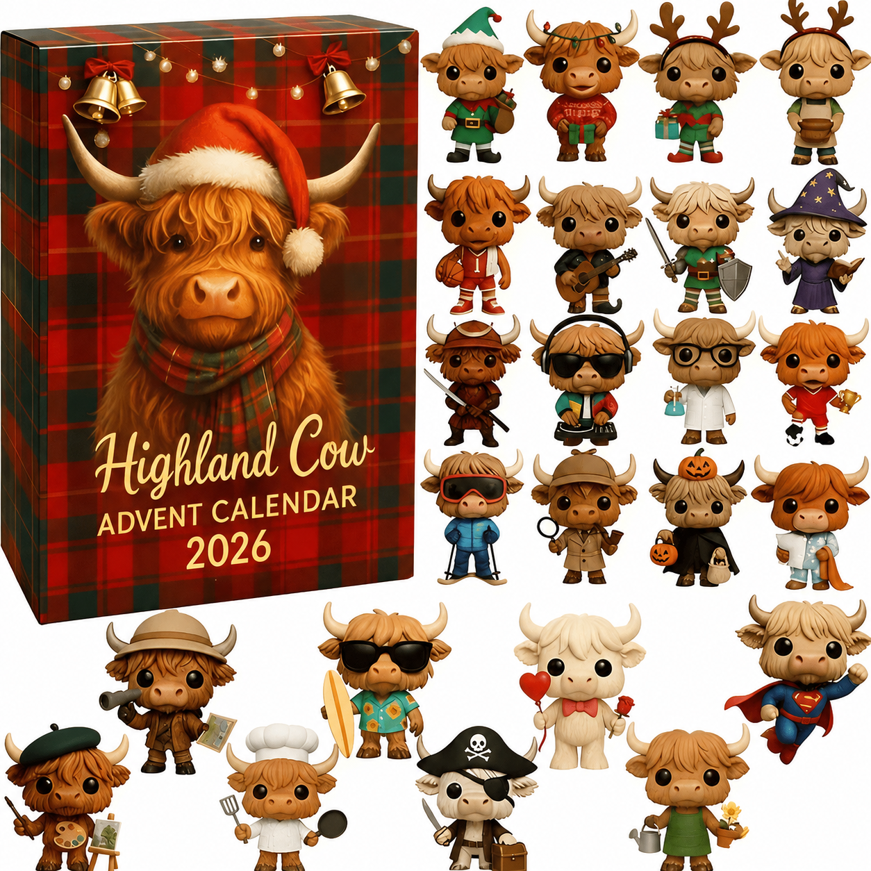 Highland Cow Advent Calendar 2026