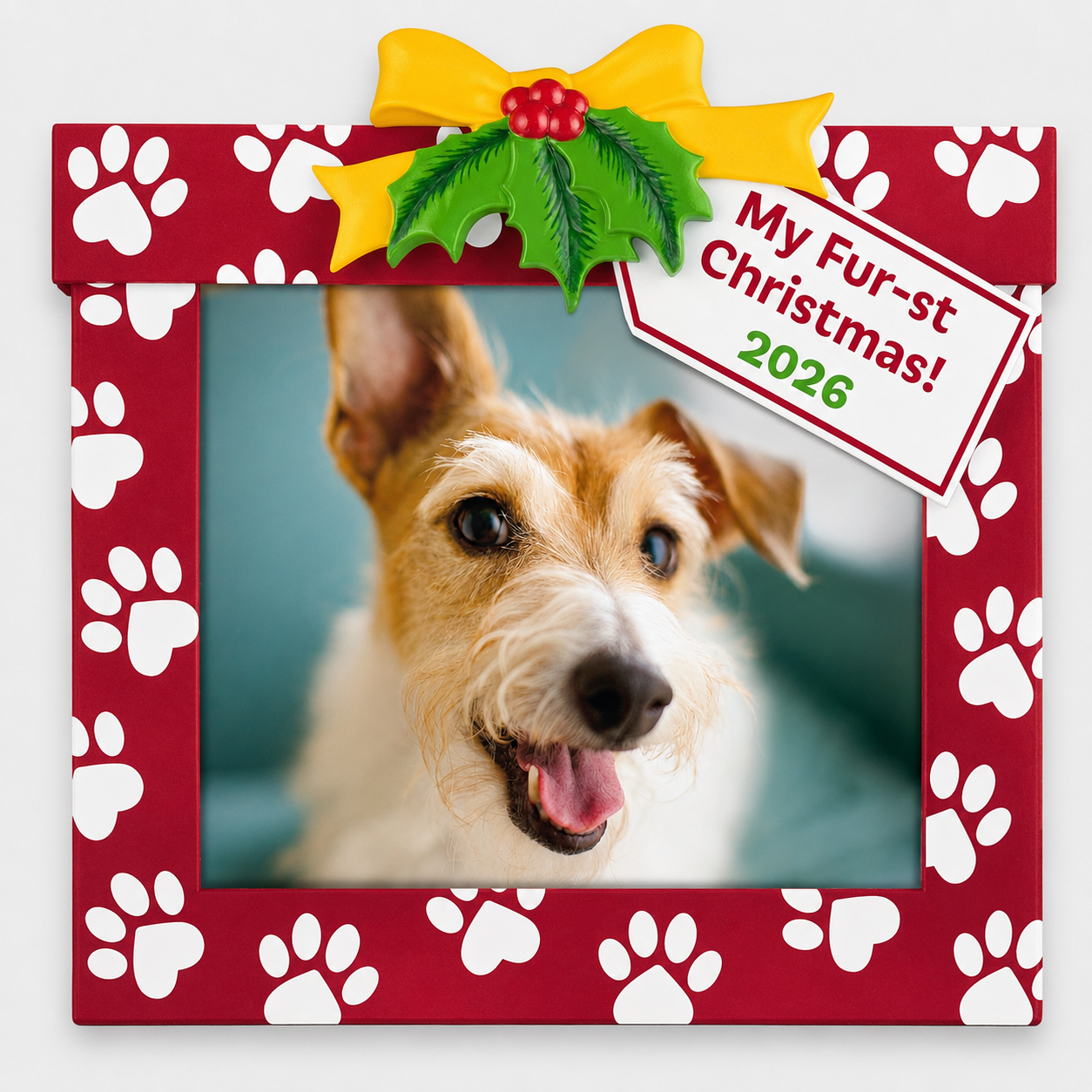2026 Christmas Pet Photo Frame Ornament    