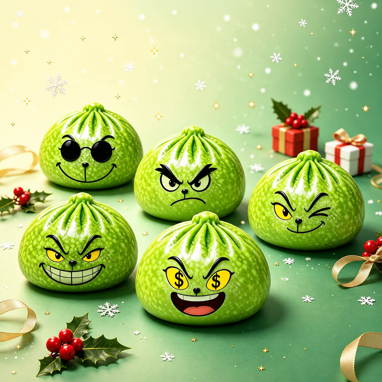  Maltose  Squishy Squeeze Slow Rebound Christmas Toy