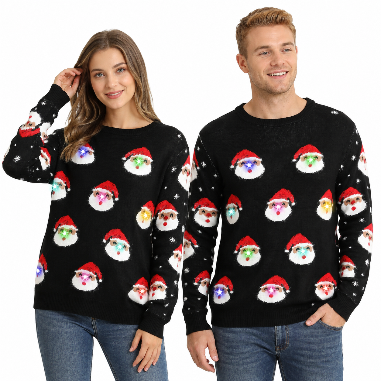 Light Up Christmas Sweater For Men And Women