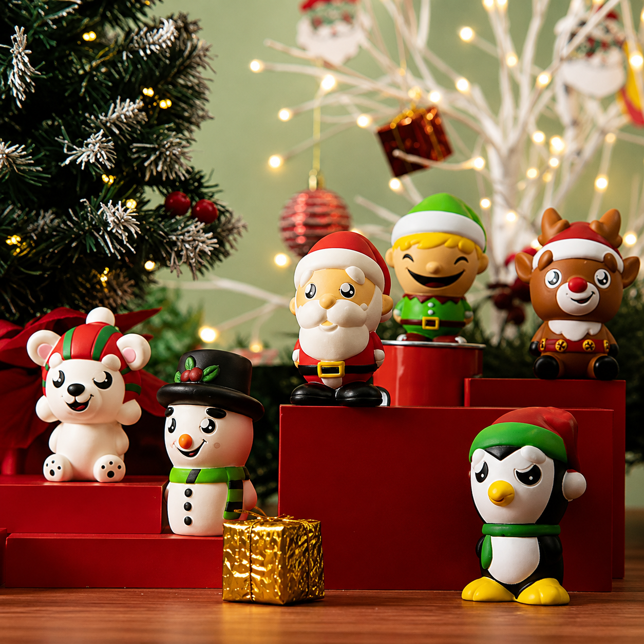 Christmas 6 Pieces Squeeze Toys For Kids