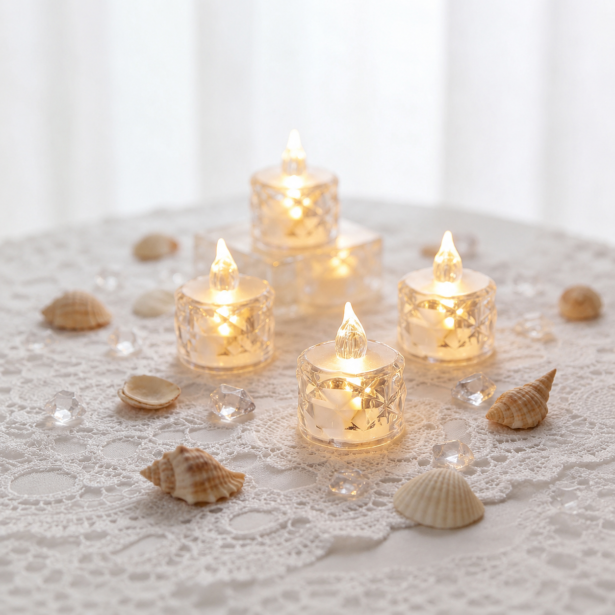 Flameless LED Tea Light Candles For Room Decor