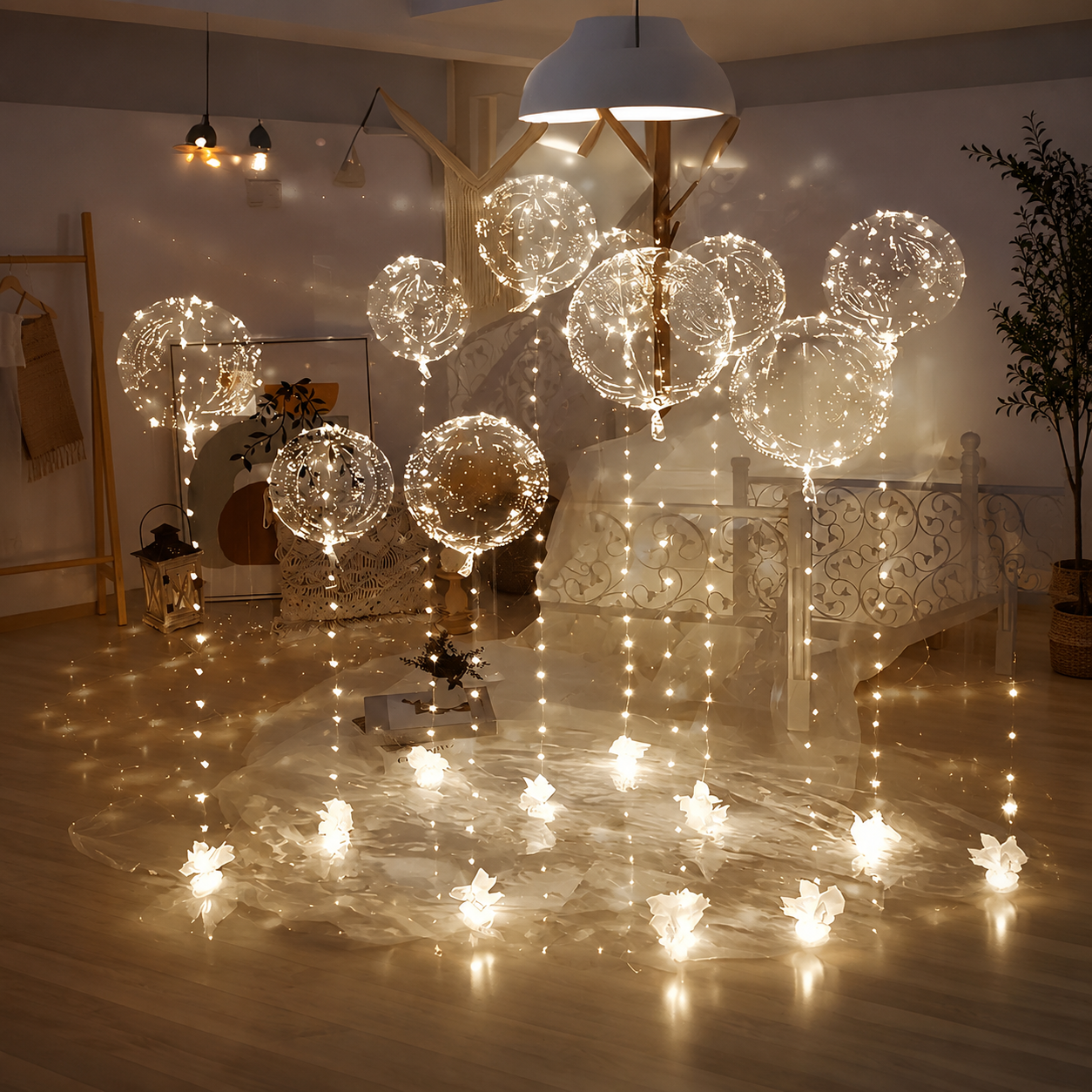 Floating Wave Balloons For Wedding Party Indoor Outdoor