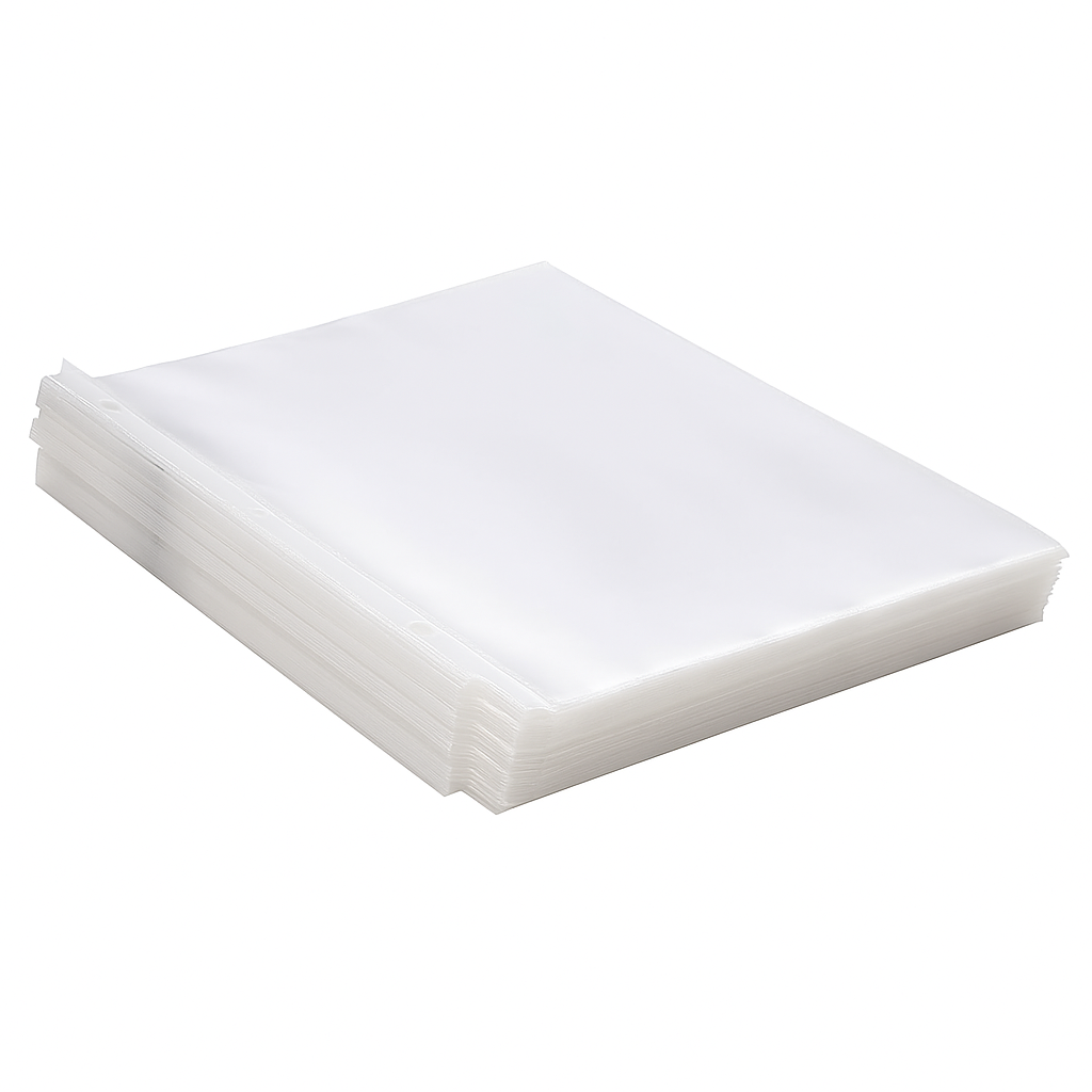 Clear Plastic Sheet Protectors With Transparent Sleeves