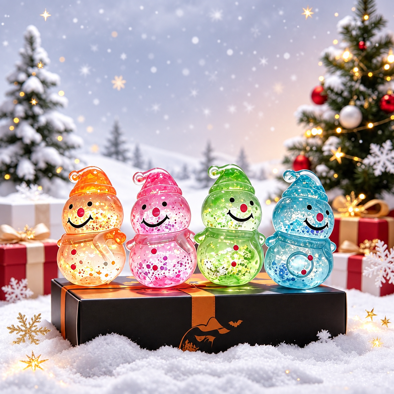 One Piece Christmas Snowman Mochi Squishy Toy For Kids Gift